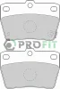 5000-1531 PROFIT Комплект тормозных колодок, дисковый тормоз