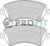 5000-1573 PROFIT Комплект тормозных колодок, дисковый тормоз