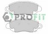 5000-1881 PROFIT Комплект тормозных колодок, дисковый тормоз