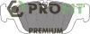 5005-1300 PROFIT Комплект тормозных колодок, дисковый тормоз