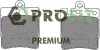 5005-1322 PROFIT Комплект тормозных колодок, дисковый тормоз