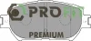 5005-1620 PROFIT Комплект тормозных колодок, дисковый тормоз