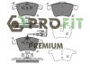5005-1642 PROFIT Комплект тормозных колодок, дисковый тормоз