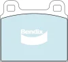 DB11 GCT BENDIX Комплект тормозных колодок, дисковый тормоз