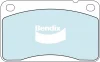 DB1173 EURO+ BENDIX Комплект тормозных колодок, дисковый тормоз