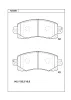 KD0260 ASIMCO Комплект тормозных колодок, дисковый тормоз