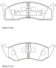 KD0601 ASIMCO Комплект тормозных колодок, дисковый тормоз