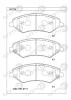 KD0728 ASIMCO Комплект тормозных колодок, дисковый тормоз