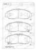 KD1032 ASIMCO Комплект тормозных колодок, дисковый тормоз