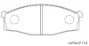 KD1204 ASIMCO Комплект тормозных колодок, дисковый тормоз