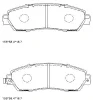 KD1508 ASIMCO Комплект тормозных колодок, дисковый тормоз