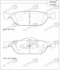 KD1523 ASIMCO Комплект тормозных колодок, дисковый тормоз