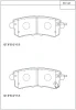 KD1548 ASIMCO Комплект тормозных колодок, дисковый тормоз