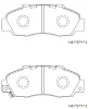 KD1758 ASIMCO Комплект тормозных колодок, дисковый тормоз