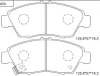 KD1776 ASIMCO Комплект тормозных колодок, дисковый тормоз