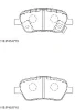 KD1789 ASIMCO Комплект тормозных колодок, дисковый тормоз