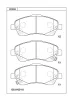 KD2054 ASIMCO Комплект тормозных колодок, дисковый тормоз