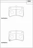 KD2540 ASIMCO Комплект тормозных колодок, дисковый тормоз
