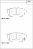 KD2541 ASIMCO Комплект тормозных колодок, дисковый тормоз