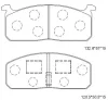 KD2635 ASIMCO Комплект тормозных колодок, дисковый тормоз