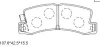 KD2636 ASIMCO Комплект тормозных колодок, дисковый тормоз