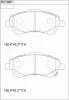 KD2798D ASIMCO Комплект тормозных колодок, дисковый тормоз