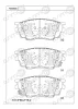 KD3033 ASIMCO Комплект тормозных колодок, дисковый тормоз