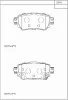 KD3045 ASIMCO Комплект тормозных колодок, дисковый тормоз