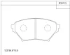 KD33113 ASIMCO Комплект тормозных колодок, дисковый тормоз