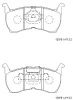 KD3708 ASIMCO Комплект тормозных колодок, дисковый тормоз