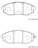 KD3735 ASIMCO Комплект тормозных колодок, дисковый тормоз