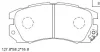 KD3781 ASIMCO Комплект тормозных колодок, дисковый тормоз