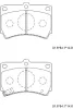 KD3797 ASIMCO Комплект тормозных колодок, дисковый тормоз