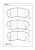 KD4738W ASIMCO Комплект тормозных колодок, дисковый тормоз