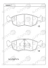 KD6078 ASIMCO Комплект тормозных колодок, дисковый тормоз