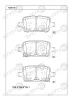 KD6146 ASIMCO Комплект тормозных колодок, дисковый тормоз