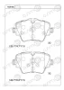 KD6168 ASIMCO Комплект тормозных колодок, дисковый тормоз