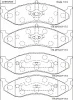 KD6202 ASIMCO Комплект тормозных колодок, дисковый тормоз