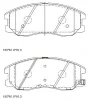 KD6212 ASIMCO Комплект тормозных колодок, дисковый тормоз