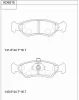 KD6515 ASIMCO Комплект тормозных колодок, дисковый тормоз