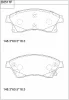 KD6517F ASIMCO Комплект тормозных колодок, дисковый тормоз