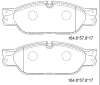 KD6519 ASIMCO Комплект тормозных колодок, дисковый тормоз