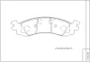 KD6532 ASIMCO Комплект тормозных колодок, дисковый тормоз