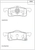 KD6552 ASIMCO Комплект тормозных колодок, дисковый тормоз