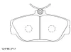 KD6729 ASIMCO Комплект тормозных колодок, дисковый тормоз