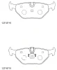 KD6737F ASIMCO Комплект тормозных колодок, дисковый тормоз