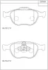 KD6768W ASIMCO Комплект тормозных колодок, дисковый тормоз