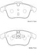 KD6781 ASIMCO Комплект тормозных колодок, дисковый тормоз