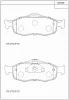 KD6786F ASIMCO Комплект тормозных колодок, дисковый тормоз