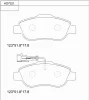 KD7321 ASIMCO Комплект тормозных колодок, дисковый тормоз